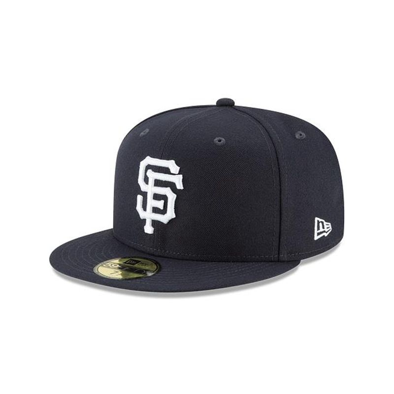 MLB San Francisco Giants Basic 59Fifty Fitted (VPY5345) - Blue New Era Caps